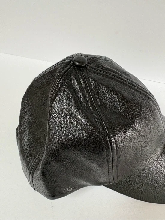 NWT Wyeth Hailey Faux Leather Baseball Cap - Picture 8 of 12